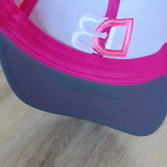 Dykstra Baseball Pink Trucker Snapback Cap Hat - Picture 7 of 8